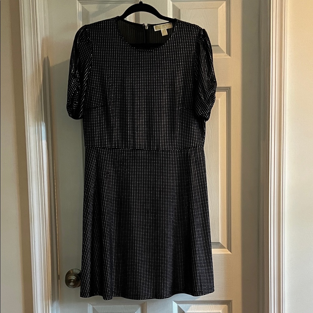 Michael Kors Black and White Mini Dress